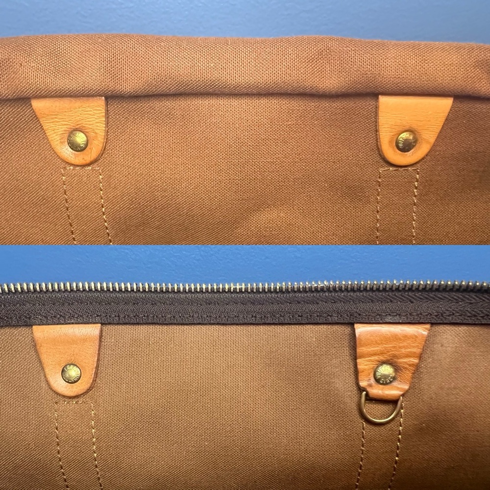 ❌ SOLD ❌ Louis Vuitton Monogram Sac Flanerie 45 Bag (Exterior Cowhide Refurb) - Picture 14 of 16
